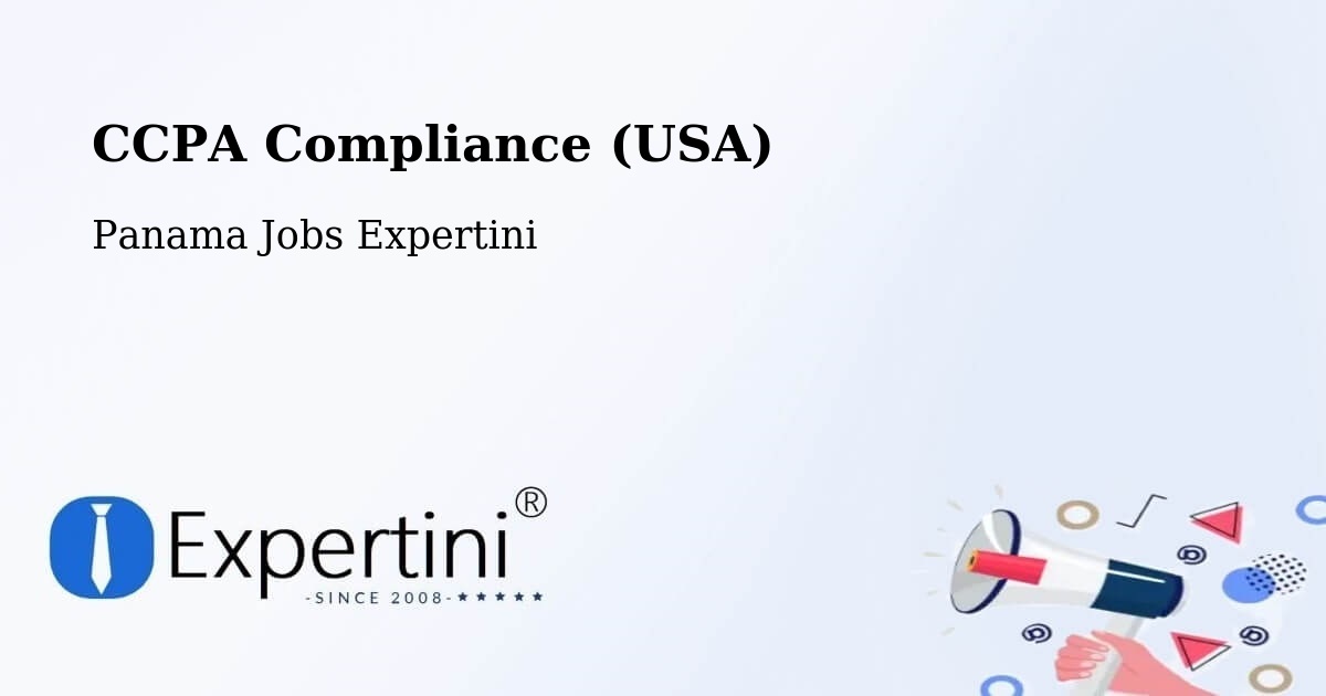 CCPA Privacy Rights & Compliance Notice – Distrito De Río De Jesús - Panama Jobs Expertini