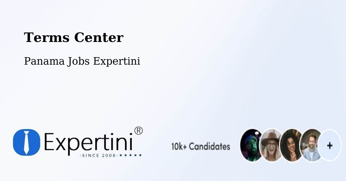Terms of Service – Distrito De Río De Jesús - Panama Jobs Expertini